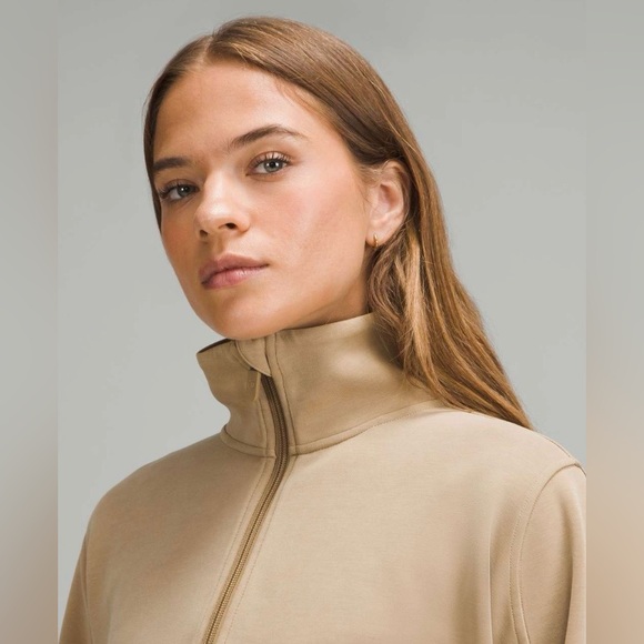 Lululemon Brushed Softstreme Half Zip and Drapey Softstreme Flared Pants Set - Picture 14 of 17